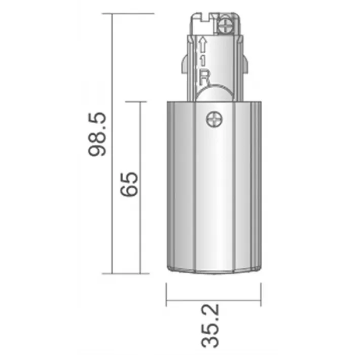 Заглушка для трека боковая Deko-Light D Line 710013 от ImperiumLoft