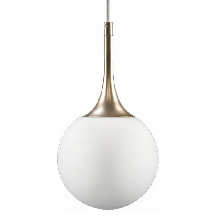 Подвесной светильник Lightstar Globo 813013 Цвет плафонов белый Цвет арматуры золото от ImperiumLoft
