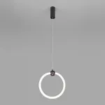 Подвесной светильник Eurosvet Rim 90166/1 Цвет плафонов белый Цвет арматуры черный от ImperiumLoft