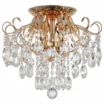Потолочная люстра ST-Luce Orecchini SL846.202.06 Цвет арматуры золото Цвет плафонов прозрачный от ImperiumLoft