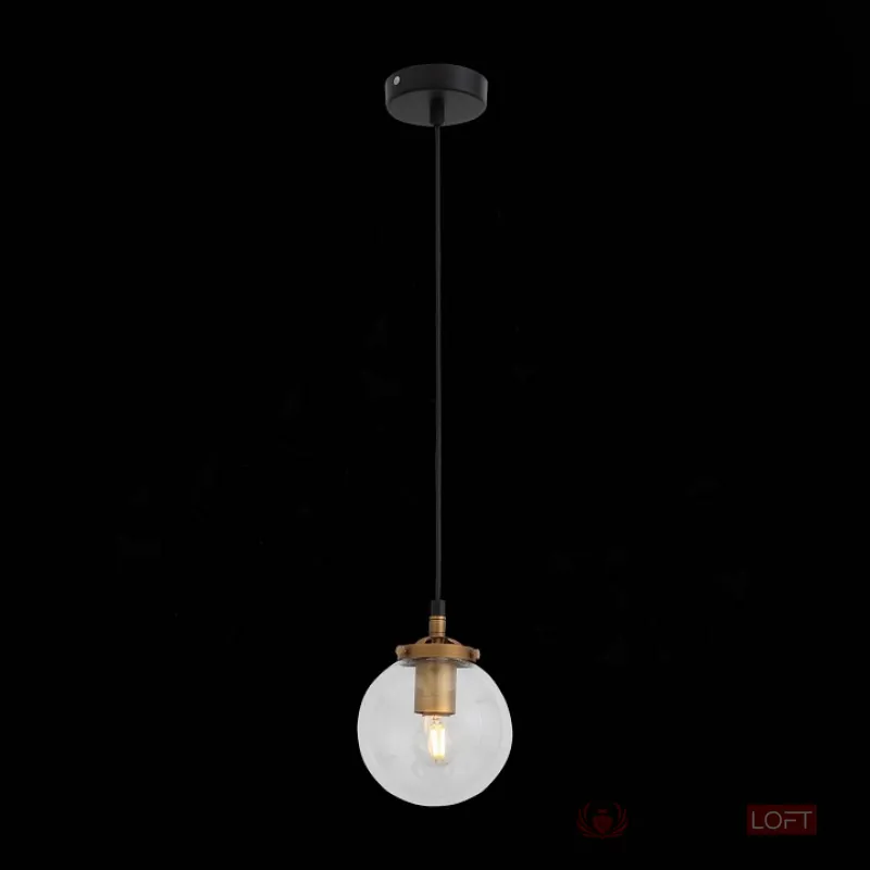 Подвесной светильник ST-Luce Varieta SL234.403.01 Цвет плафонов прозрачный Цвет арматуры золото от ImperiumLoft