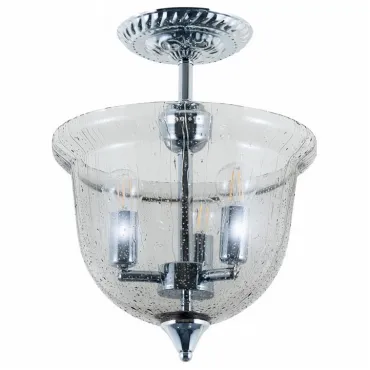 Светильник на штанге Arte Lamp Bell A7771PL-3CC Цвет плафонов серый Цвет арматуры хром