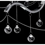 Подвесная люстра MW-Light Федерика 82 379019006 Цвет арматуры хром Цвет плафонов черный от ImperiumLoft
