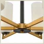 Подвесная люстра Maytoni Fortano MOD089PL-06BS Цвет арматуры латунь Цвет плафонов белый от ImperiumLoft