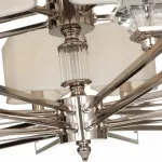 Подвесная люстра Maytoni Ontario MOD020PL-15CH Цвет арматуры хром Цвет плафонов белый от ImperiumLoft