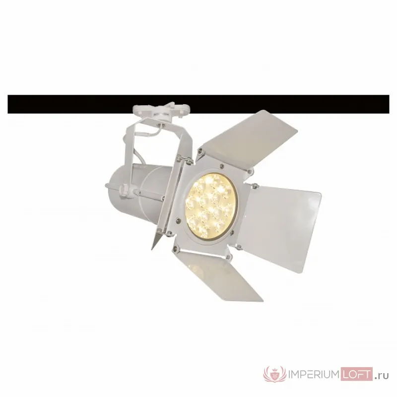 Светильник на штанге Arte Lamp Track Lights A6312PL-1WH Цвет арматуры белый Цвет плафонов белый от ImperiumLoft