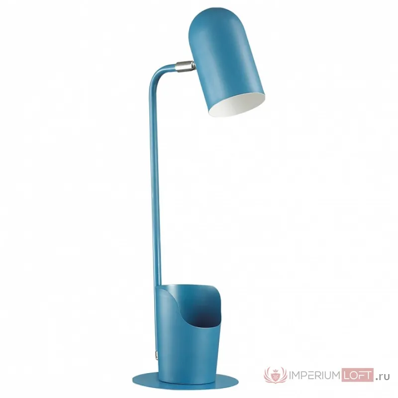 Настольная лампа офисная Lumion Ejen 3690/1T Цвет арматуры синий Цвет плафонов синий от ImperiumLoft
