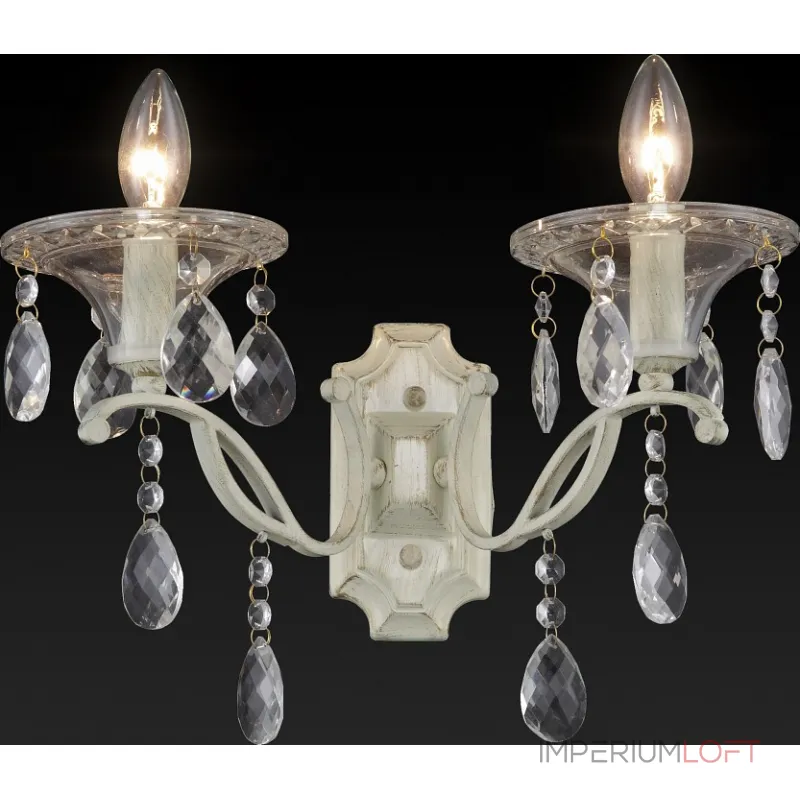 Бра TopLight Zoe TL7220B-02RY Цвет арматуры белый Цвет плафонов прозрачный