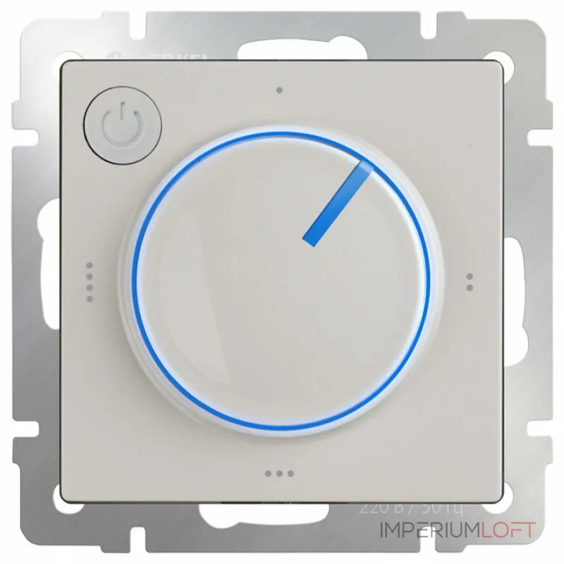 Терморегулятор электромеханический для теплого пола Werkel слоновая кость W1151103 от ImperiumLoft