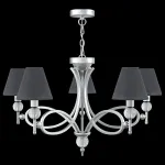 Подвесная люстра Lamp4You Eclectic 15 M2-05-CR-LMP-O-22 Цвет арматуры хром Цвет плафонов черный от ImperiumLoft
