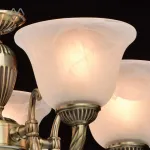 Подвесная люстра MW-Light Ариадна 20 450016305 Цвет арматуры бронза Цвет плафонов белый от ImperiumLoft