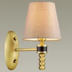 Бра Lumion Montana 4429/1W Цвет арматуры латунь Цвет плафонов коричневый от ImperiumLoft