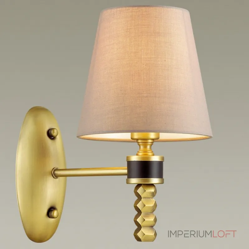 Бра Lumion Montana 4429/1W Цвет арматуры латунь Цвет плафонов коричневый Бра Lumion Montana 4429/1W Цвет арматуры латунь Цвет плафонов коричневый