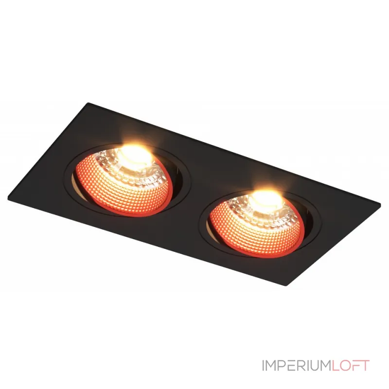 Встраиваемый светильник Denkirs DK3022 DK3072-BK+RD