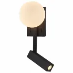 Бра с подсветкой ST-Luce Botelli SL1581.401.02 Цвет арматуры черный Цвет плафонов белый от ImperiumLoft