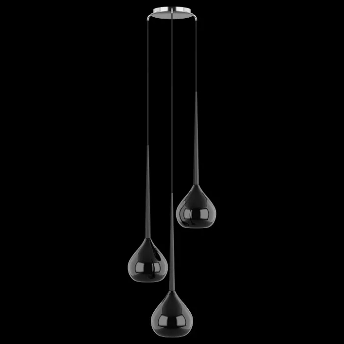 Подвесной светильник Lightstar Forma 808237 Цвет арматуры хром Цвет плафонов черный от ImperiumLoft
