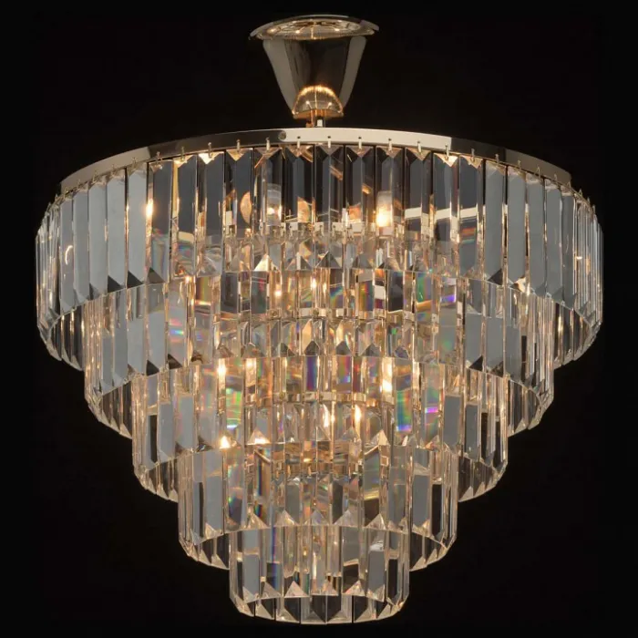 Люстра на штанге MW-Light Аделард 642010805 Цвет арматуры золото Цвет плафонов прозрачный от ImperiumLoft