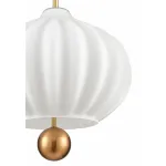 Подвесной светильник Vele Luce Bianco VL5714P41 Цвет арматуры Желтый Цвет плафонов Белый от ImperiumLoft