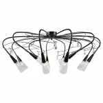 Потолочная люстра Lightstar Aereo 711127 Цвет арматуры черный Цвет плафонов прозрачный от ImperiumLoft