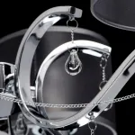 Подвесная люстра MW-Light Федерика 82 379019006 Цвет арматуры хром Цвет плафонов черный от ImperiumLoft