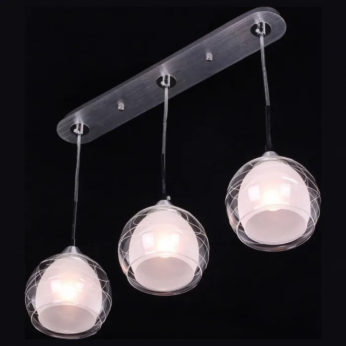 Подвесной светильник Citilux Буги CL157132 Цвет плафонов белый Цвет арматуры хром от ImperiumLoft