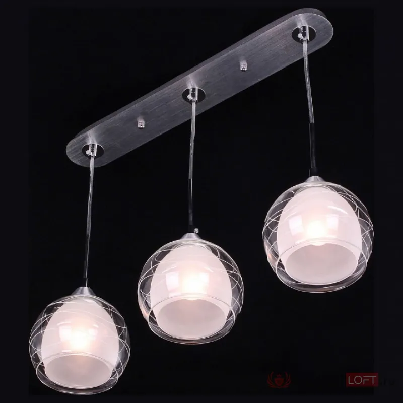 Подвесной светильник Citilux Буги CL157132 Цвет плафонов белый Цвет арматуры хром от ImperiumLoft