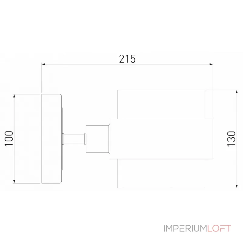 Бра Eurosvet Arcada 70127/1 черный/ дымчатый от ImperiumLoft Бра Eurosvet Arcada 70127/1 черный/ дымчатый от ImperiumLoft