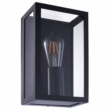 Накладной светильник Arte Lamp Belfast A4569AL-1BK Цвет плафонов прозрачный Цвет арматуры черный