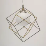 Подвесной светильник MW-Light Призма 1 726010201 Цвет арматуры никель Цвет плафонов бронза от ImperiumLoft