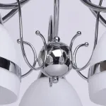 Потолочная люстра DeMarkt City Фелиция 1 347018205 Цвет плафонов хром Цвет арматуры хром от ImperiumLoft