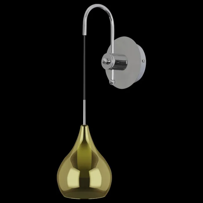 Бра Lightstar Pentola 803538 Цвет арматуры хром Цвет плафонов зеленый от ImperiumLoft