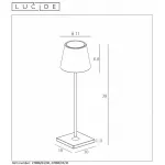 Настольная лампа декоративная Lucide 27888/03/31 от ImperiumLoft