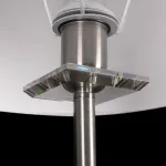 Торшер Freya Forte FR1006FL-01N Цвет арматуры никель Цвет плафонов кремовый от ImperiumLoft
