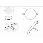 Встраиваемый светильник Arte Lamp Prior A7982PL-1WH Цвет плафонов белый Цвет арматуры белый
