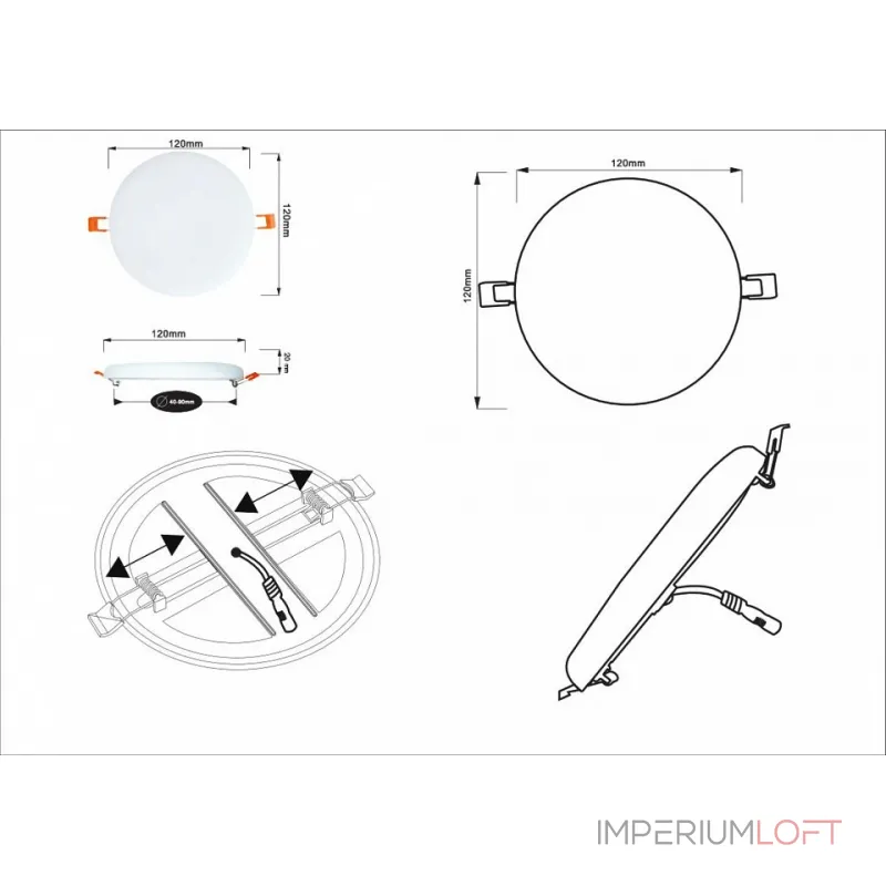 Встраиваемый светильник Arte Lamp Prior A7982PL-1WH Цвет плафонов белый Цвет арматуры белый Встраиваемый светильник Arte Lamp Prior A7982PL-1WH Цвет плафонов белый Цвет арматуры белый