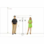 Торшер DeMarkt Чил-аут 725040803 Цвет арматуры золото Цвет плафонов коричневый от ImperiumLoft