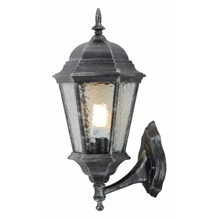 Светильник на штанге Arte Lamp Genova A1201AL-1BS Цвет арматуры серебро Цвет плафонов прозрачный от ImperiumLoft
