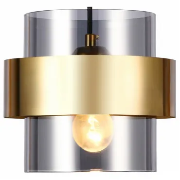 Подвесной светильник Ambrella Traditional 2 TR3645 Цвет арматуры золото Цвет плафонов серый