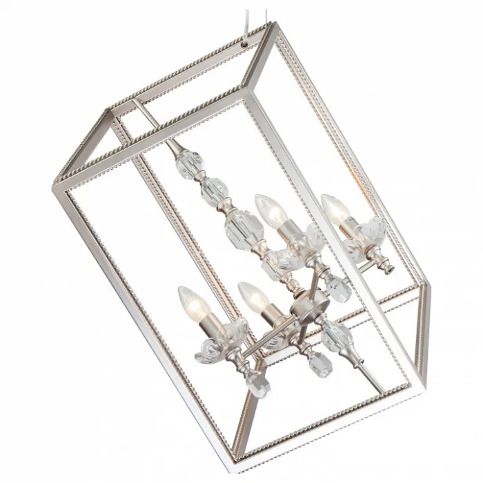 Подвесная люстра Lucia Tucci Inessa INESSA 3850.4 silver от ImperiumLoft
