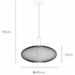 Подвесной светильник Lucide Mesh 21423/45/30 