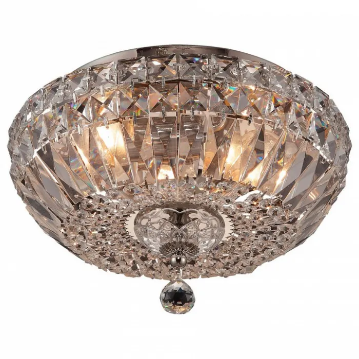 Накладной светильник TopLight Loraine TL1164-3D Цвет арматуры никель Цвет плафонов прозрачный от ImperiumLoft
