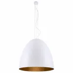 Подвесной светильник Nowodvorski Egg XL 9025 Цвет арматуры белый Цвет плафонов золото от ImperiumLoft