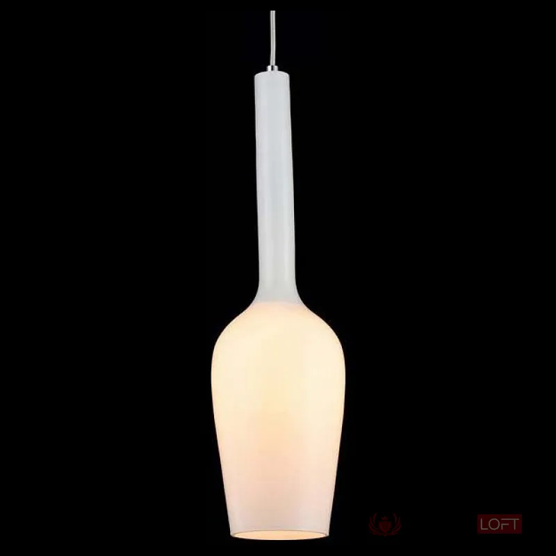 Подвесной светильник Maytoni Lacrima P007-PL-01-W Цвет арматуры хром Цвет плафонов белый от ImperiumLoft