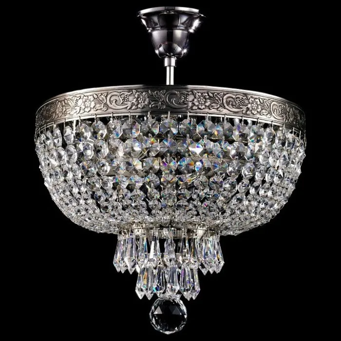 Люстра на штанге Maytoni Palace DIA890-CL-04-N Цвет арматуры неокрашенный Цвет плафонов прозрачный от ImperiumLoft