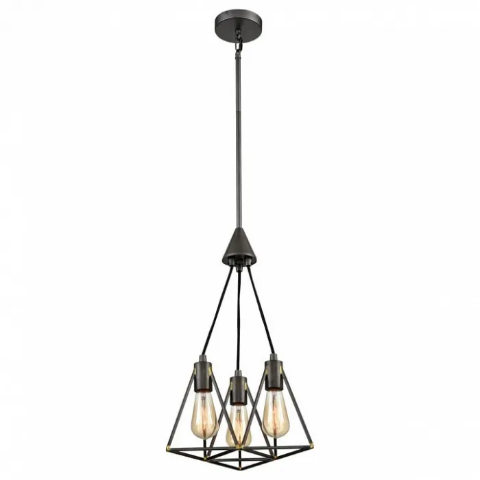 Подвесной светильник Vele Luce Storm 742 VL6136P03 Цвет арматуры коричневый Цвет плафонов коричневый от ImperiumLoft
