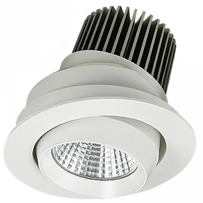 Встраиваемый светильник Ideal Lux Trulle TRULLE 575.1-7W-WT Цвет арматуры белый Цвет плафонов черный от ImperiumLoft