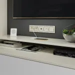 Розетка телефонная RJ-11 без рамки Werkel слоновая кость W1182003