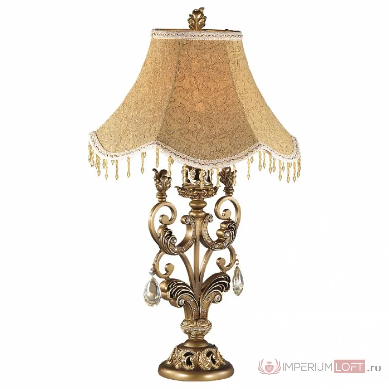 Настольная лампа декоративная Odeon Light Ponga 2431/1T Цвет арматуры бронза Цвет плафонов коричневый от ImperiumLoft