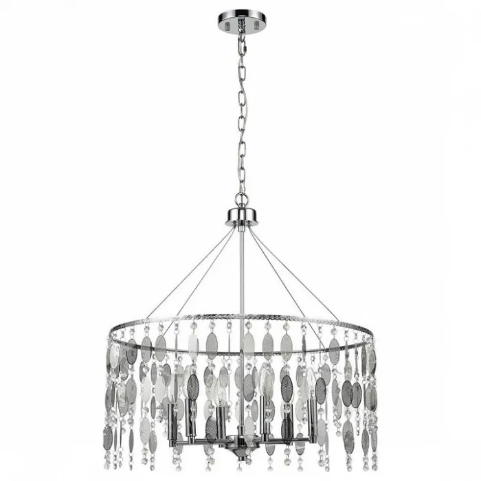 Подвесной светильник Vele Luce Grace 742 VL4093P61 Цвет арматуры хром Цвет плафонов серый от ImperiumLoft