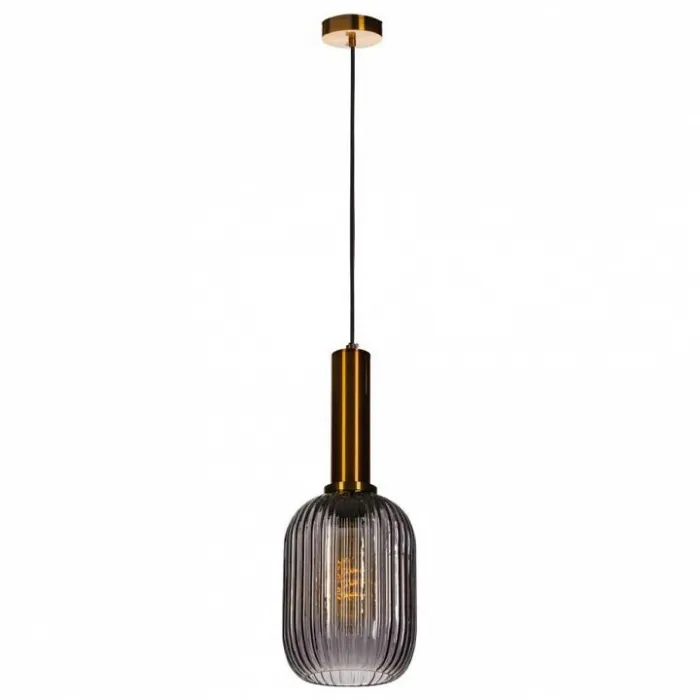 Подвесной светильник Loft it Iris 2070-A+BR Цвет арматуры медь Цвет плафонов серый от ImperiumLoft